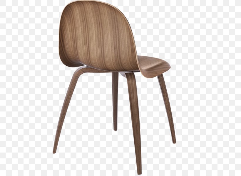 Chair Table Gubi Seat Wood Veneer, PNG, 555x600px, Chair, Armrest, Dining Room, English Walnut, Furniture Download Free