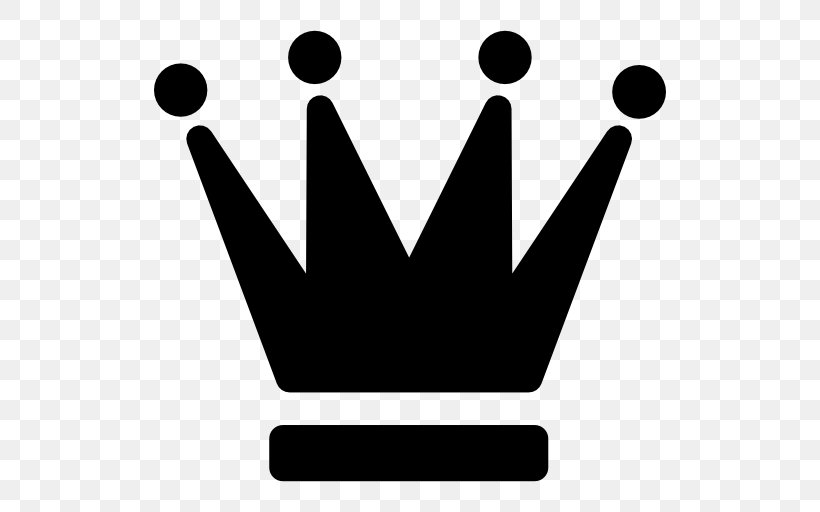 Crown Clip Art, PNG, 512x512px, Crown, Black, Black And White, Finger, Flat Design Download Free