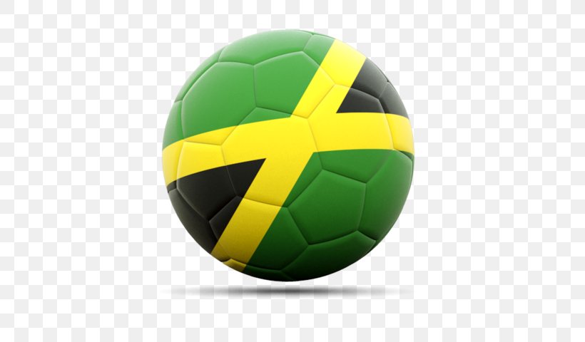 Jamaica National Football Team Flag Of Jamaica, PNG, 640x480px, Jamaica National Football Team, Ball, Flag, Flag Football, Flag Of Jamaica Download Free