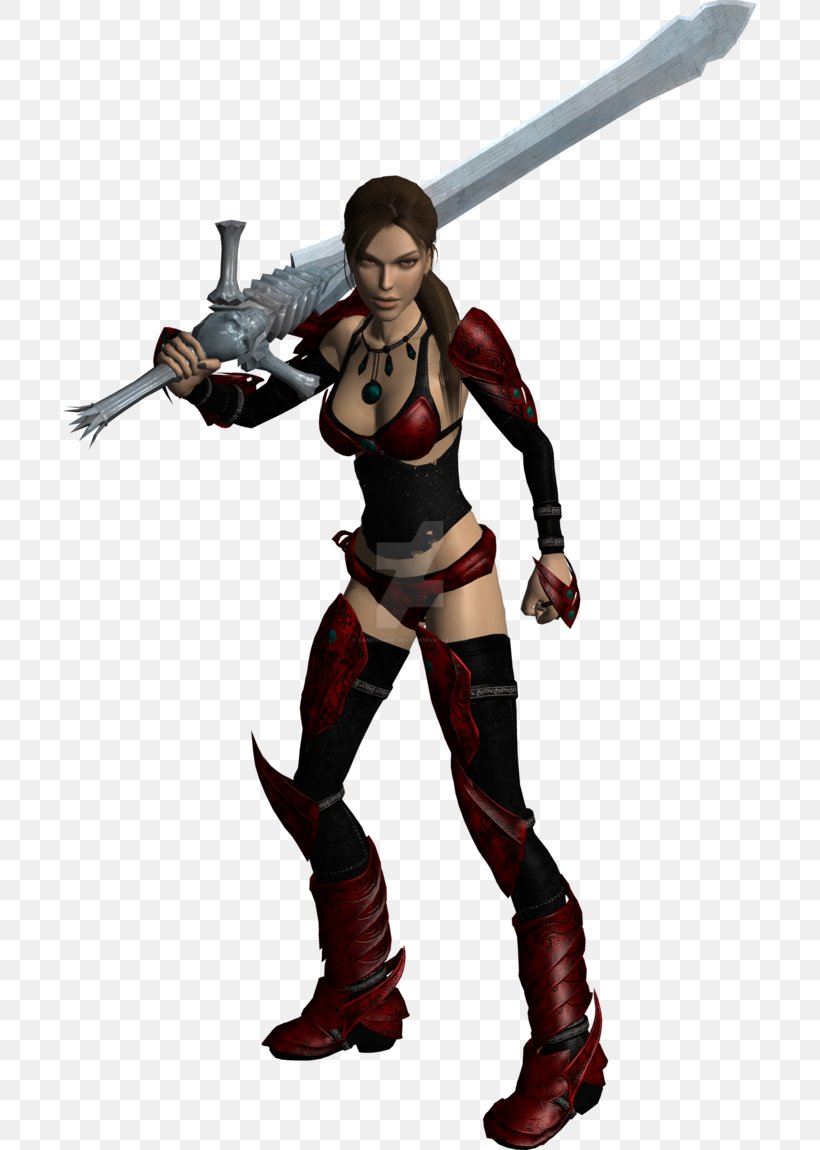 Lara Croft Claire Redfield Weapon Character Spear, PNG, 694x1150px, Lara Croft, Action Figure, Action Toy Figures, Armour, Character Download Free