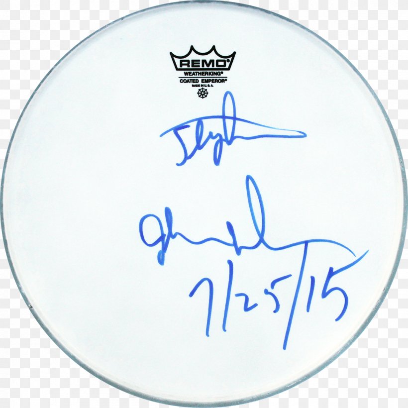 Drumhead Remo Drums Tambourine, PNG, 1200x1200px, Drumhead, Autograph, Blue, Celebrity, Com Download Free