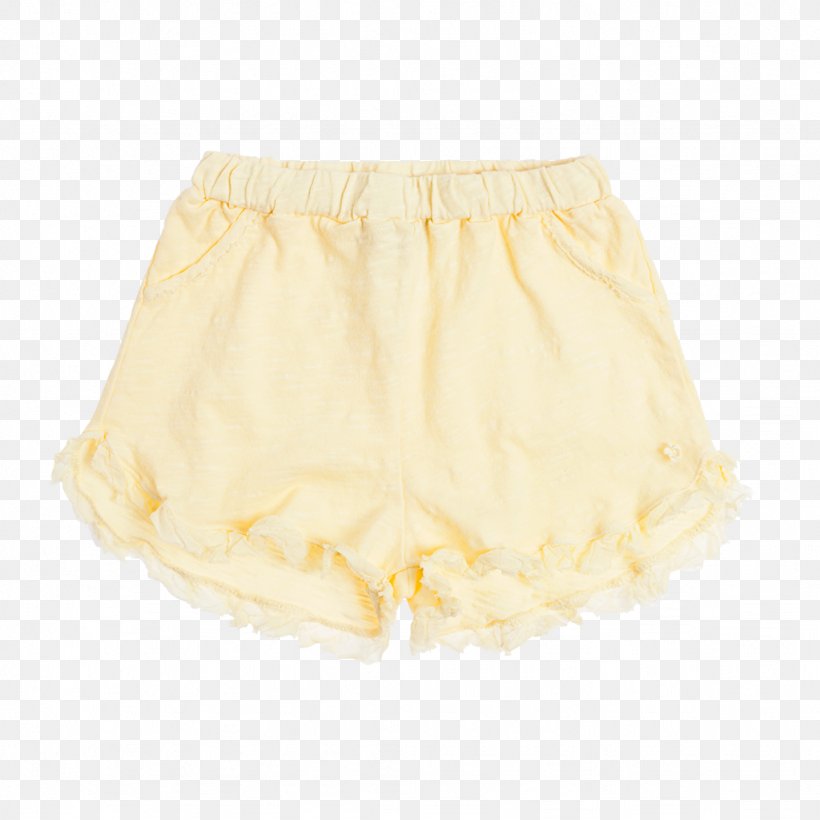 Ruffle Skirt Shorts, PNG, 1024x1024px, Ruffle, Beige, Shorts, Skirt, Yellow Download Free