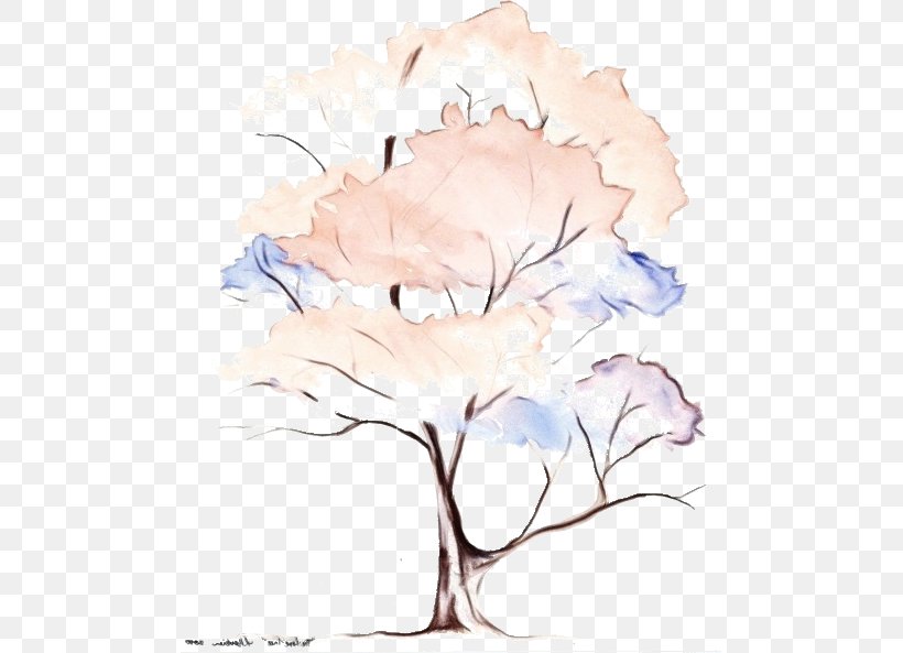 Tree Of Life, PNG, 491x593px, Watercolor, Branch, Cornales, Cut Flowers, Drawing Download Free
