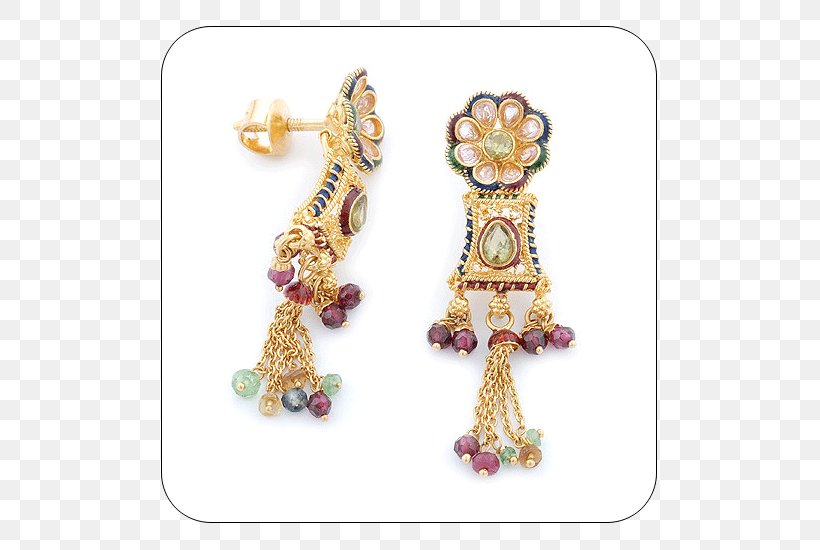 Earring Jewellery Gemstone Bracelet Gold, PNG, 550x550px, Watercolor, Cartoon, Flower, Frame, Heart Download Free
