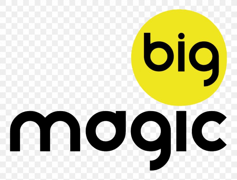 Logo LyngSat Big Magic: Creative Living Beyond Fear Brand Font, PNG, 840x640px, Logo, Area, Brand, Emoticon, Happiness Download Free
