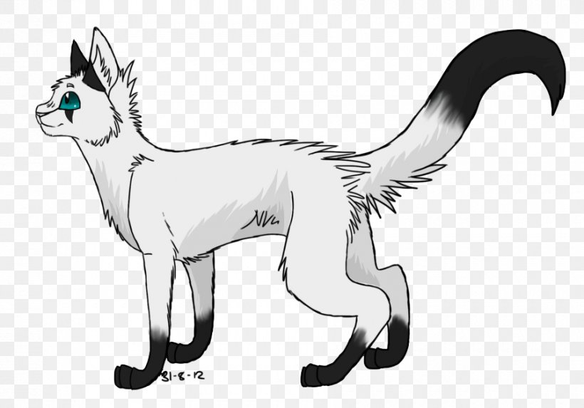 Cat Line Art DeviantArt, PNG, 900x629px, Cat, Art, Artwork, Black And White, Canidae Download Free