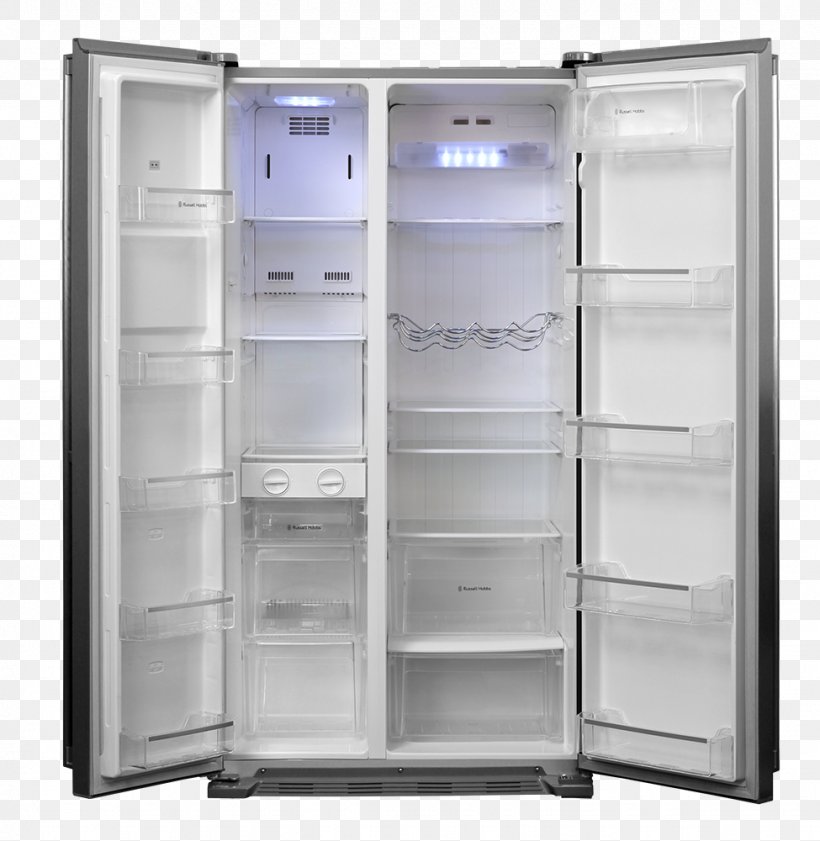Refrigerator Freezers Larder Kitchen Russell Hobbs, PNG, 975x1000px, Refrigerator, Cooler, Countertop, Freezers, Home Appliance Download Free
