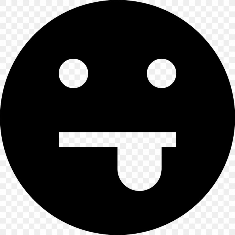 Smiley Emoticon Download, PNG, 980x980px, Smiley, Black And White, Emoji, Emoticon, Smile Download Free