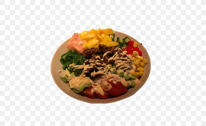 5smaken Vegetarian Cuisine Spare Ribs Poke Sushi, PNG, 500x500px, Vegetarian Cuisine, Beef, Cuisine, Dish, Food Download Free