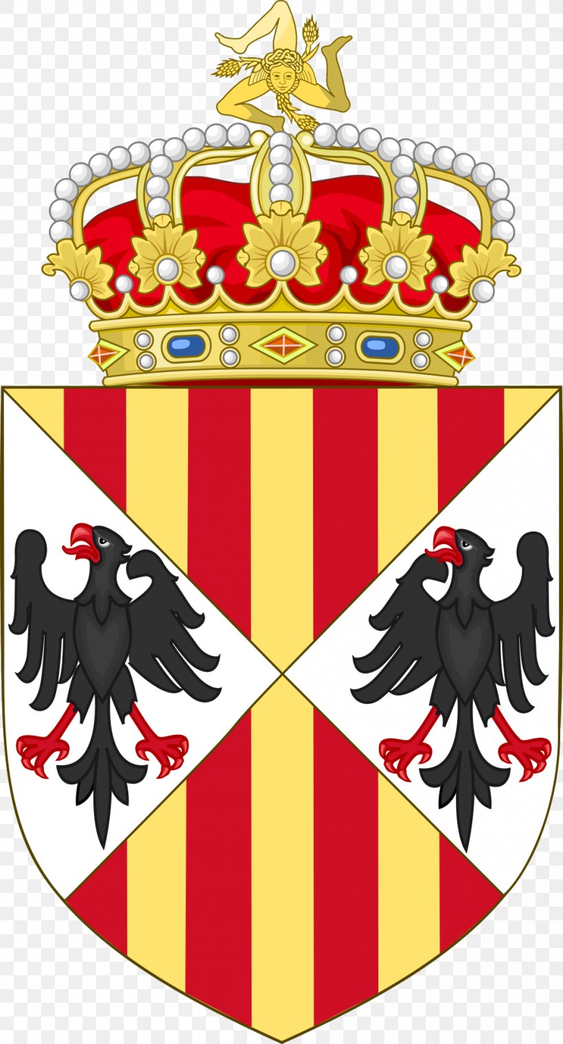 Kingdom Of Sicily Crown Of Aragon Kingdom Of Aragon Kingdom Of Naples, PNG, 1000x1854px, Kingdom Of Sicily, Charles V, Coat Of Arms, Coat Of Arms Of Spain, Crest Download Free