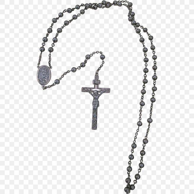 Rosary Prayer Beads Crucifix Sterling Silver, PNG, 1176x1176px, Rosary, Bead, Body Jewelry, Bracelet, Chain Download Free