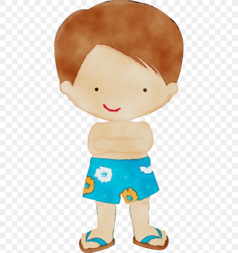 Toy Stuffed Toy Cartoon Child Brown Hair, PNG, 445x870px, Watercolor, Brown Hair, Cartoon, Child, Doll Download Free