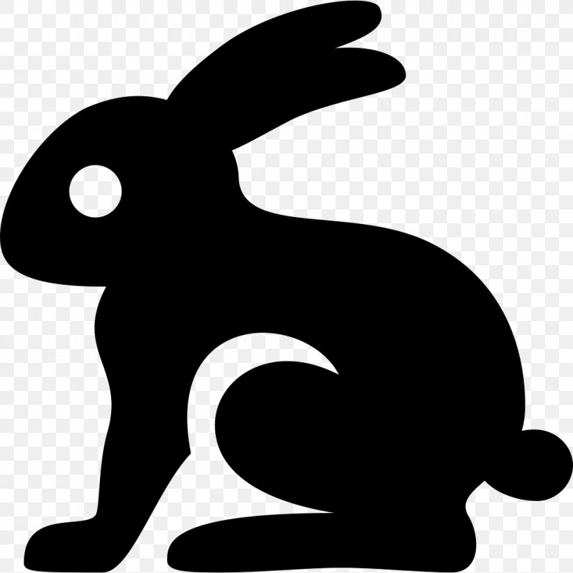 Easter Bunny Rabbit, PNG, 980x982px, Easter Bunny, Artwork, Black And White, Dog Like Mammal, Domestic Rabbit Download Free