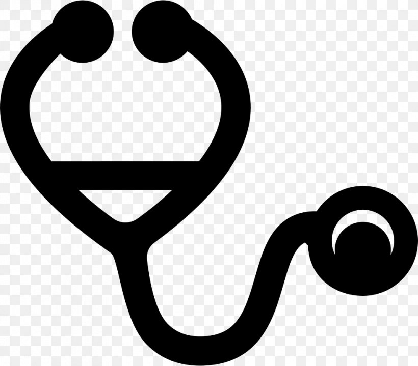 Stethoscope Medicine Cardiac Surgery Heart Rate Physician, PNG, 980x860px, Stethoscope, Area, Black And White, Cardiac Surgery, Happiness Download Free