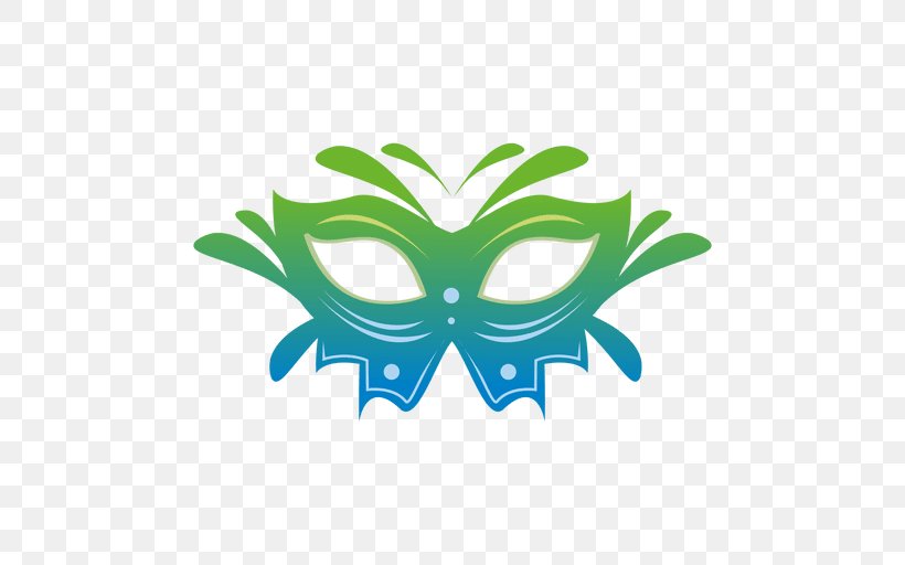 Brazilian Carnival Mask Masquerade Ball, PNG, 512x512px, Brazilian Carnival, Butterfly, Carnival, Green, Halloween Download Free