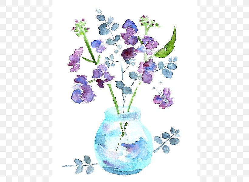 Watercolour Flowers Watercolor Painting Bathroom Art, PNG, 480x600px, Watercolour Flowers, Art, Bathroom, Bathtub, Bedroom Download Free