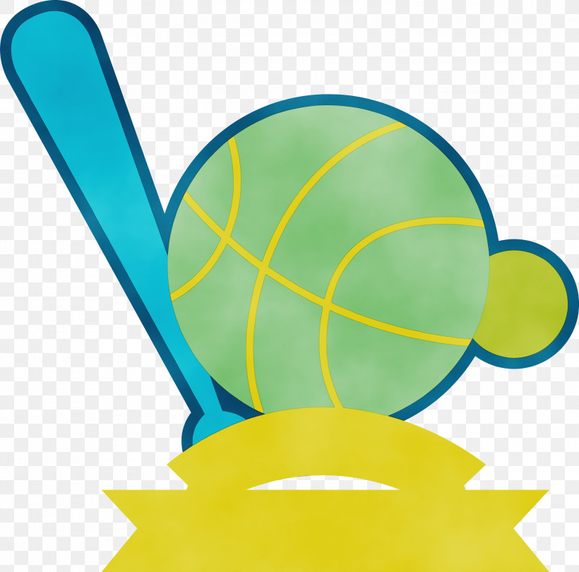 Tennis Ball, PNG, 3000x2964px, Back To School, Line, Paint, School Supplies, Tennis Download Free