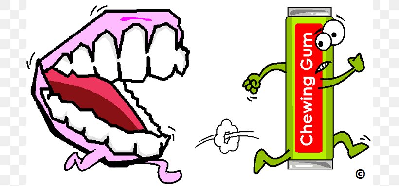 Chewing Gum Bubble Gum Gums Clip Art, PNG, 714x383px, Watercolor, Cartoon, Flower, Frame, Heart Download Free