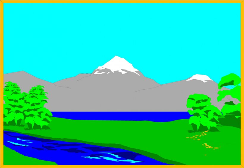 Landscape Mountain Clip Art, PNG, 958x662px, Landscape, Area, Biome, Cartoon, Color Download Free