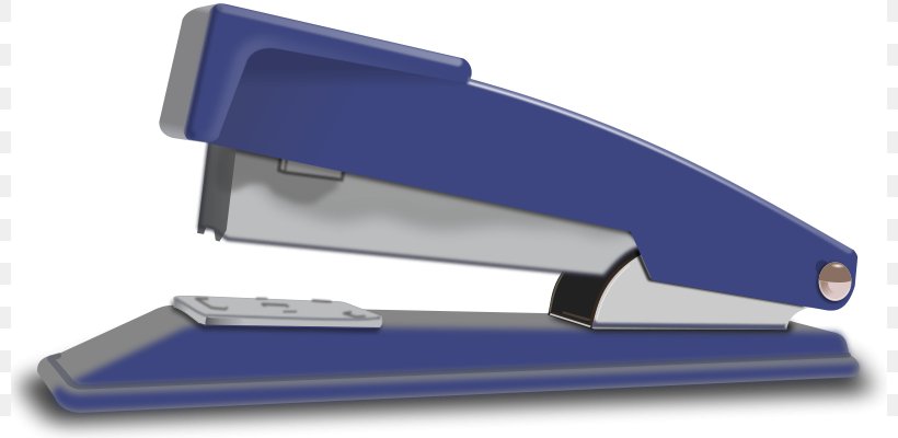 Stapler Clip Art, PNG, 800x400px, Stapler, Blue, Hardware, Office, Office Supplies Download Free