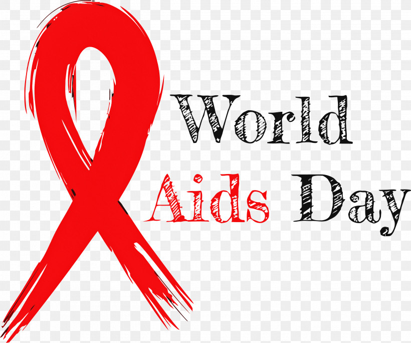 World Aids Day, PNG, 2929x2444px, World Aids Day, Line, Logo, Red, Text Download Free
