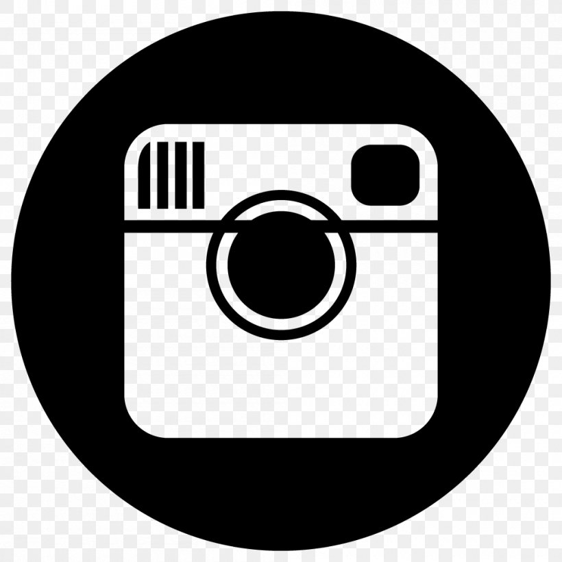 Black And White Photography Clip Art, PNG, 1000x1000px, Black And White, Black, Brand, Instagram, Logo Download Free