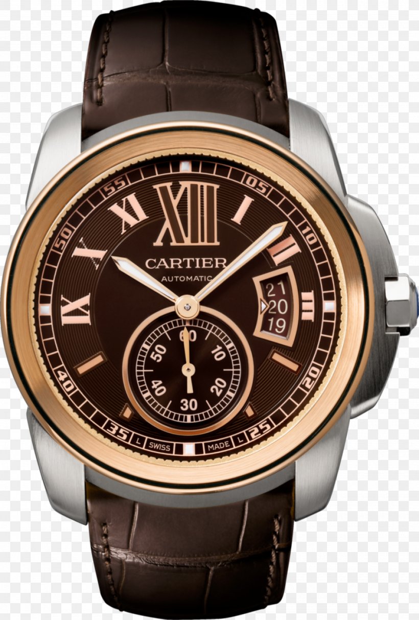 Cartier Automatic Watch Chronograph Watch Strap, PNG, 2000x2959px, Cartier, Automatic Watch, Brand, Brown, Cartier Ballon Bleu Download Free