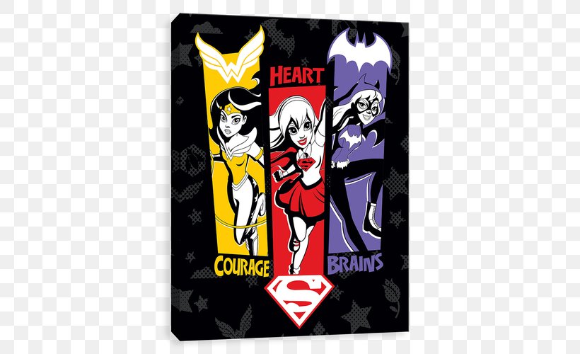 DC Comics Canvases DC DC Superheroes 'Courage Poster Animated Cartoon Character, PNG, 500x500px, Poster, Animated Cartoon, Bra, Brand, Character Download Free