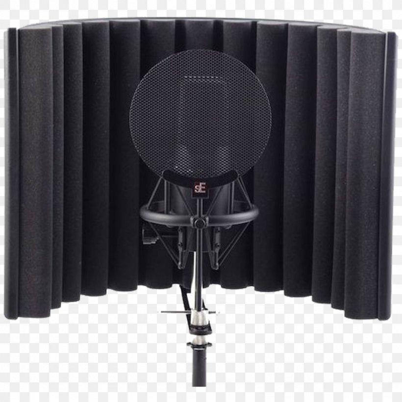 Microphone Recording Studio SE Electronics Pop Filter Studio Monitor, PNG, 1024x1024px, Watercolor, Cartoon, Flower, Frame, Heart Download Free