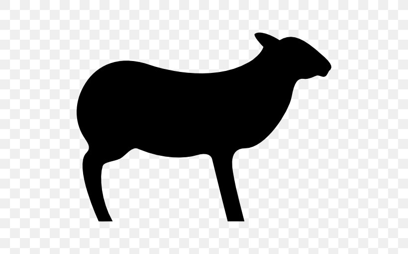 Romanov Sheep Silhouette Cattle, PNG, 512x512px, Romanov Sheep, Black, Black And White, Black Sheep, Cattle Download Free