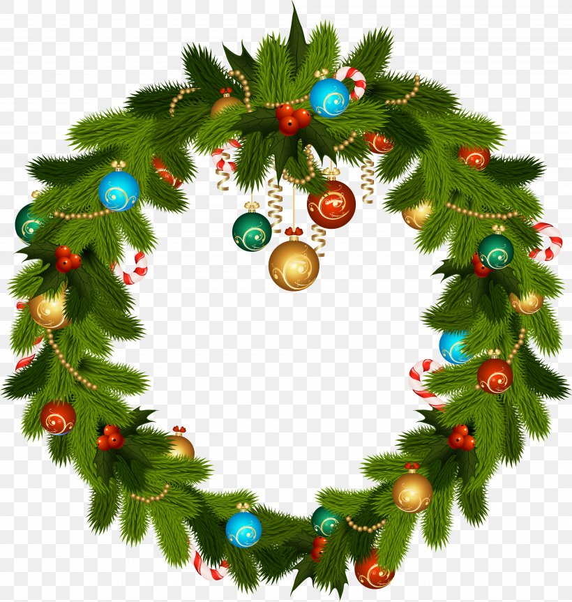 Christmas Ornament Christmas Decoration Candy Cane Wreath, PNG ...