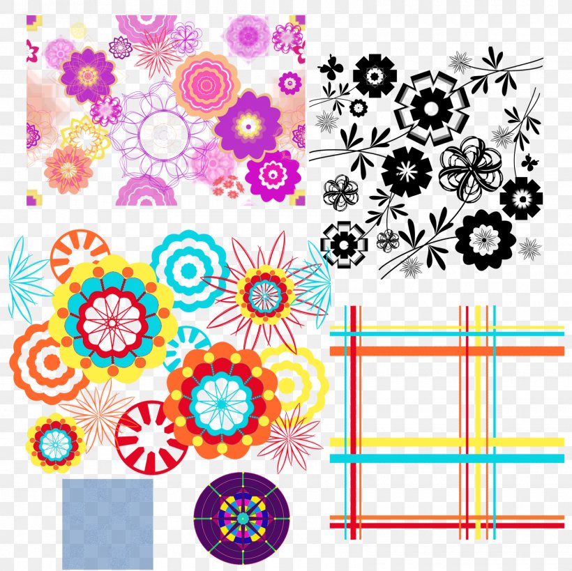 Floral Design Ink Flower Pattern, PNG, 1600x1600px, Floral Design, Blog, Brush, Color, Cut Flowers Download Free