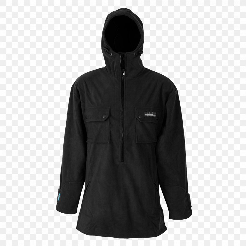 Hoodie Jacket Polar Fleece Windbreaker Raincoat, PNG, 2000x2000px, Hoodie, Black, Clothing, Fashion, Hood Download Free