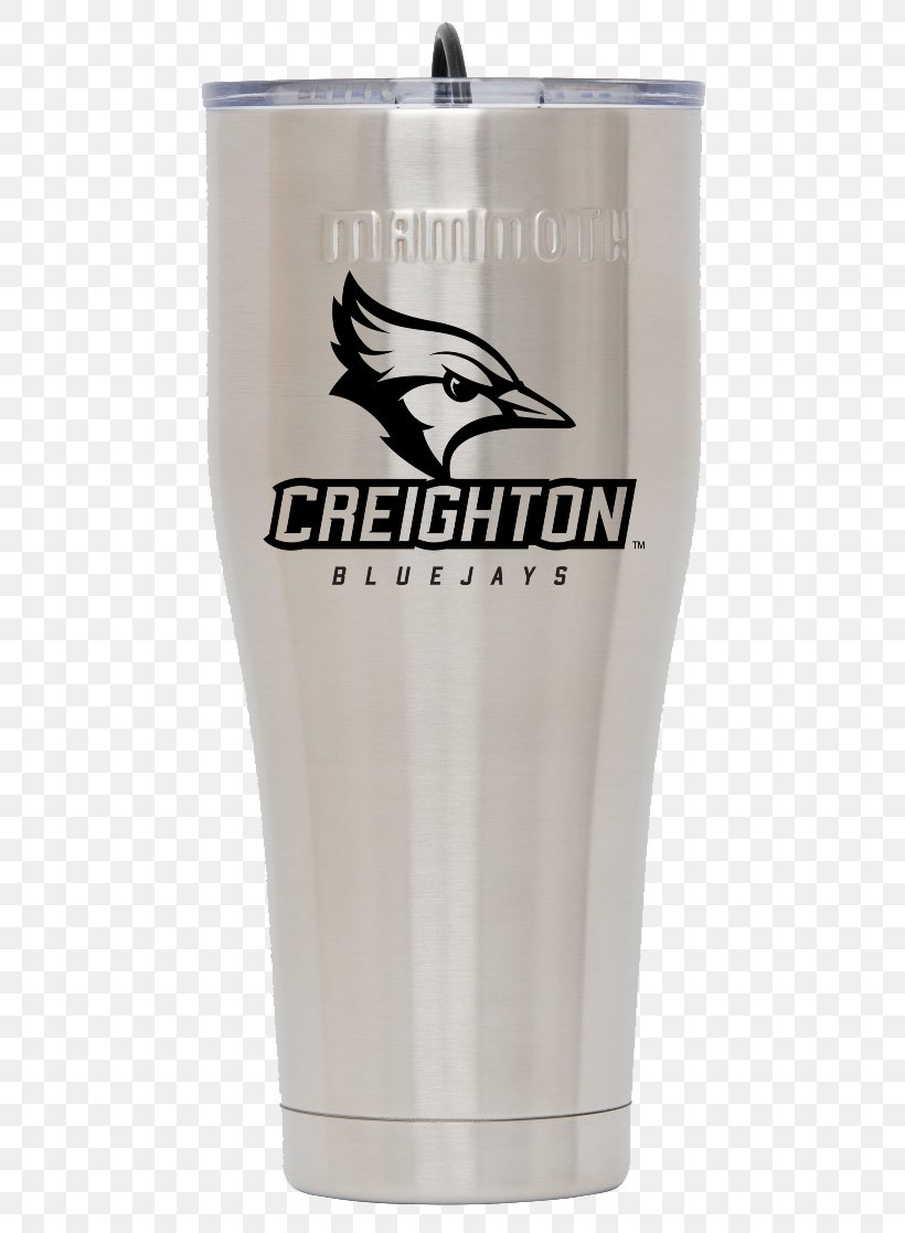 Creighton University Pint Glass Beer Glasses Highball Glass, PNG, 512x1117px, Creighton University, Beer Glass, Beer Glasses, Blue Jay, Creighton Bluejays Download Free