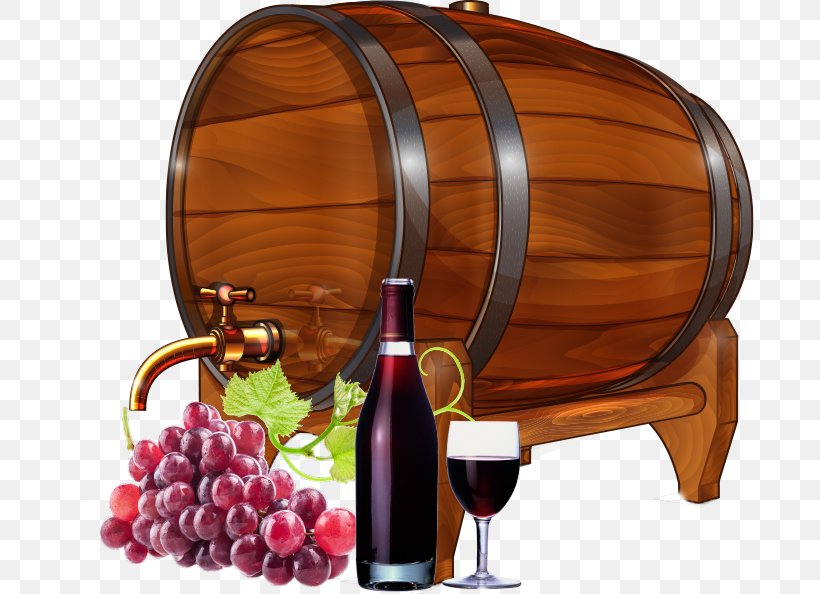 Red Wine Beer Barrel Japanese Cuisine, PNG, 718x594px, Red Wine, Alcoholic Beverage, Barrel, Beer, Brewing Download Free