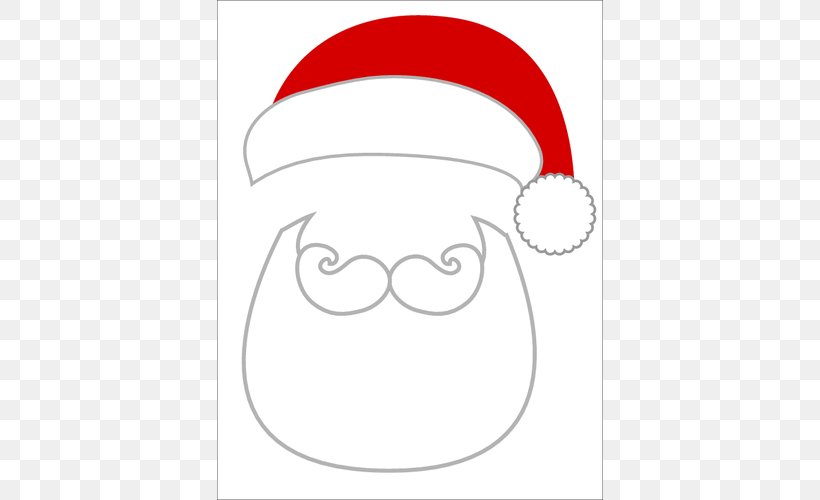 Santa Claus Beard Christmas Santa Suit Clip Art, PNG, 386x500px, Santa Claus, Area, Beard, Black And White, Christmas Download Free