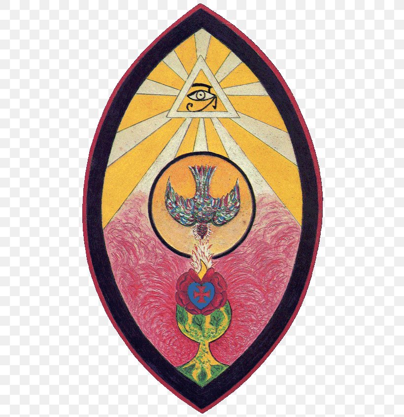 The Book Of The Law Ordo Templi Orientis Thelema Rosicrucianism Lamen, PNG, 500x845px, Book Of The Law, Aeon, Aleister Crowley, Badge, Emblem Download Free