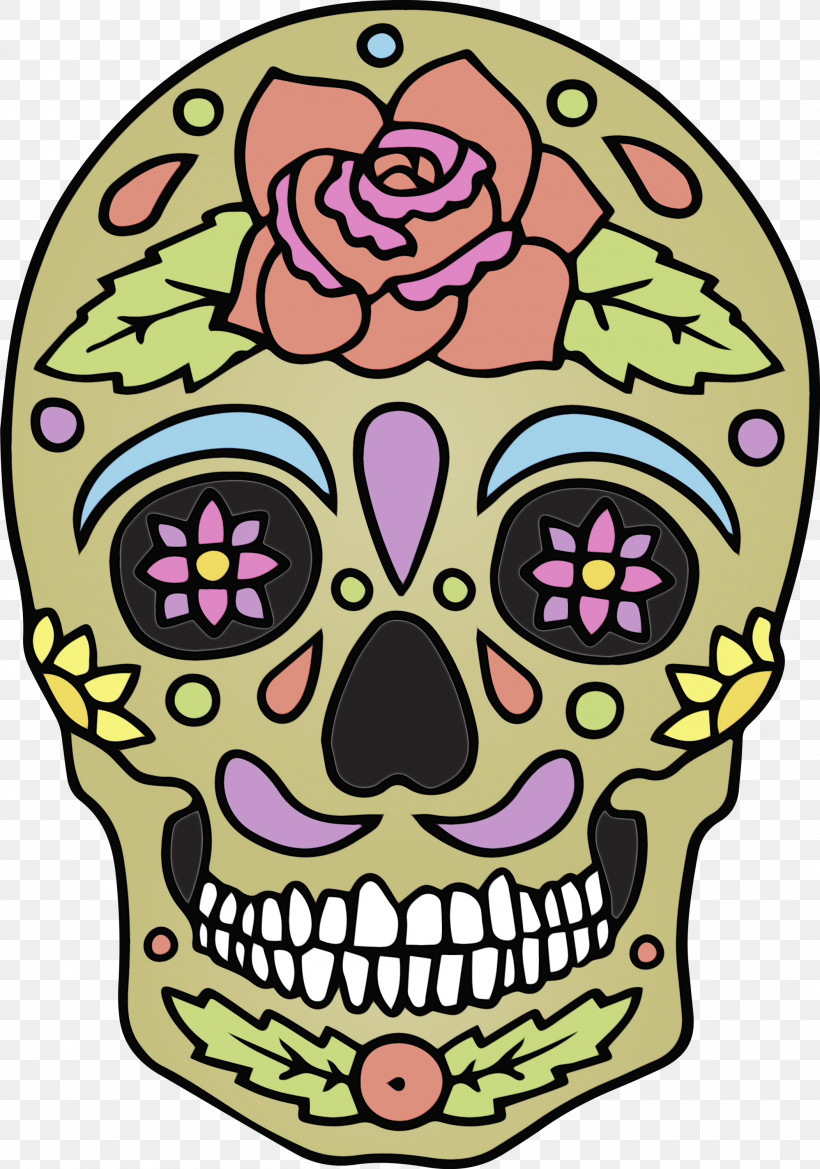 Visual Arts Cinco De Mayo Mariachi Day Of The Dead Mexico, PNG, 2104x3000px, Skull, Calavera, Cinco De Mayo, Day Of The Dead, Drawing Download Free