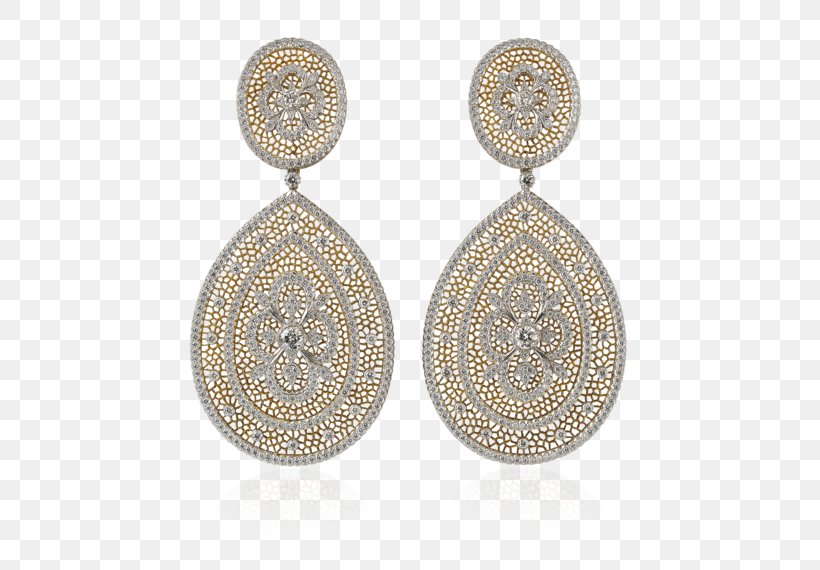 Earring Jewellery Buccellati Diamond Lace, PNG, 570x570px, Earring, Bitxi, Bling Bling, Bracelet, Buccellati Download Free