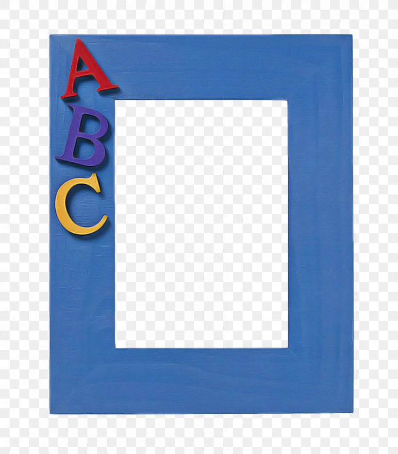 Picture Frame, PNG, 899x1024px, Blue, Electric Blue, Picture Frame, Rectangle, Square Download Free