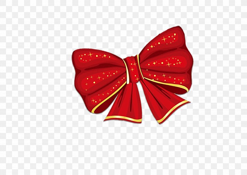 Red Ribbon Butterfly, PNG, 3508x2480px, Red, Bow Tie, Butterfly, Gift, Gratis Download Free
