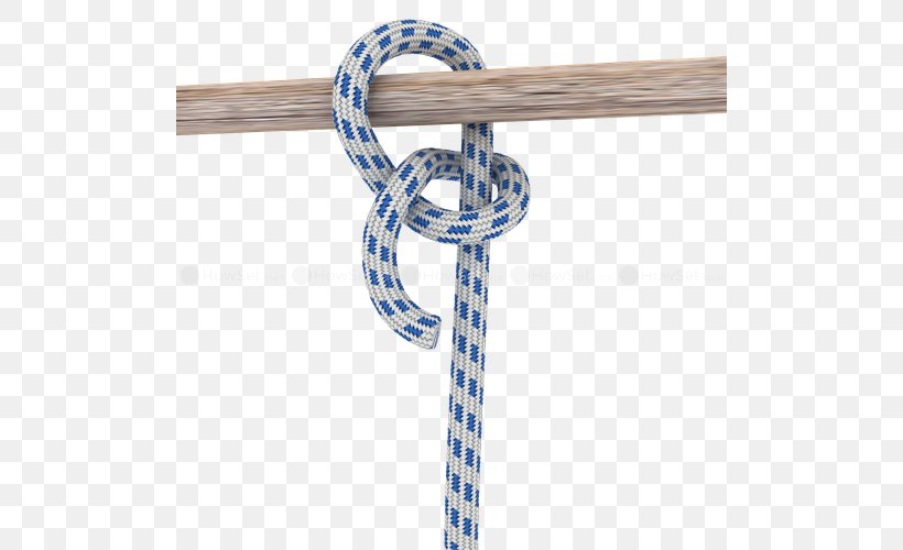 Rope Knot Round Turn And Two Half-hitches Half Hitch, PNG, 500x500px, Rope, Anchor Bend, Butterfly Loop, Dynamic Rope, Half Hitch Download Free
