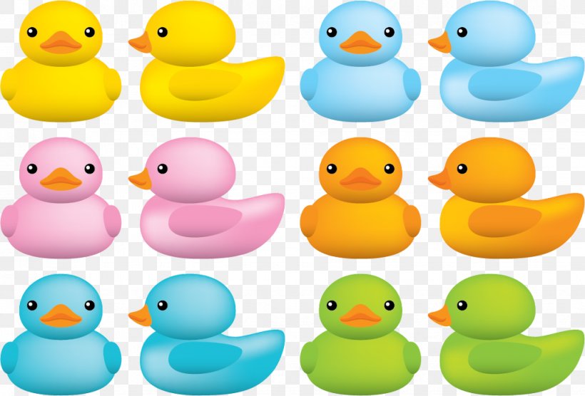 Rubber Duck Euclidean Vector, PNG, 1028x698px, Duck, Bathing, Beak, Bird, Ducks Geese And Swans Download Free