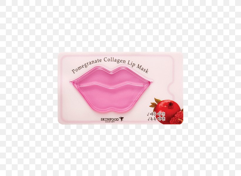 Skinfood Pomegranate Collagen Lip Mask Lip Balm SEPHORA COLLECTION Shea Lip Mask, PNG, 600x600px, Lip Balm, Collagen, Dermis, Face, Facial Download Free