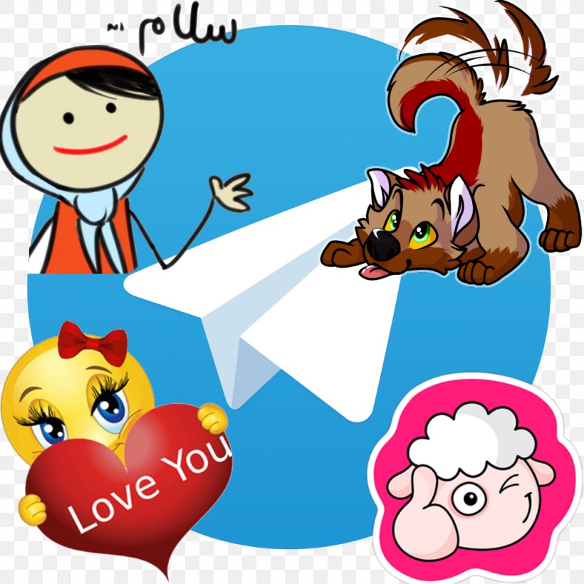 Sticker Telegram Android LINE Download, PNG, 1024x1024px, Sticker, Android, Area, Art, Artwork Download Free