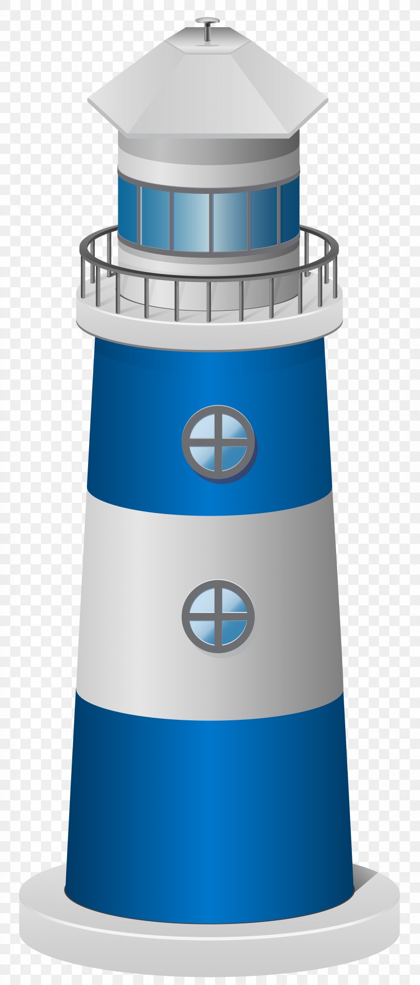 Clip Art Image Illustration Vector Graphics, PNG, 3415x8000px, Lighthouse, Blue, Cylinder, Tower Download Free