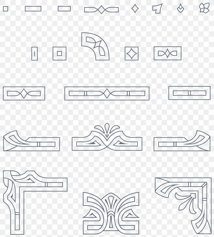 Drawing Paper Pattern, PNG, 1920x2128px, Drawing, Area, Black And White, Diagram, Line Art Download Free