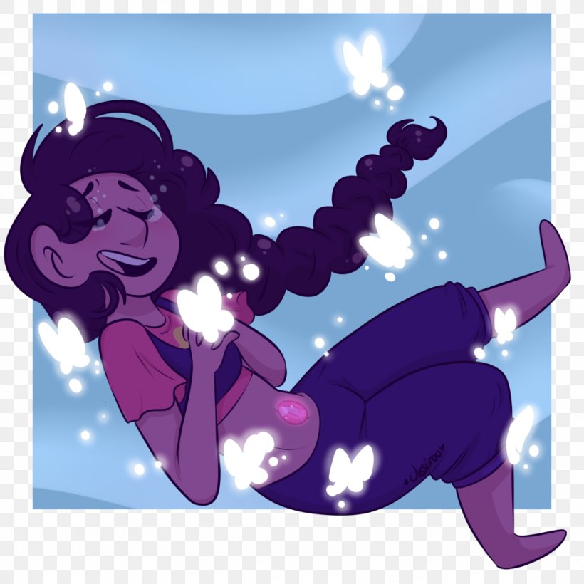Here Comes A Thought Fan Art Stevonnie Fan Fiction, PNG, 1024x1024px, Watercolor, Cartoon, Flower, Frame, Heart Download Free