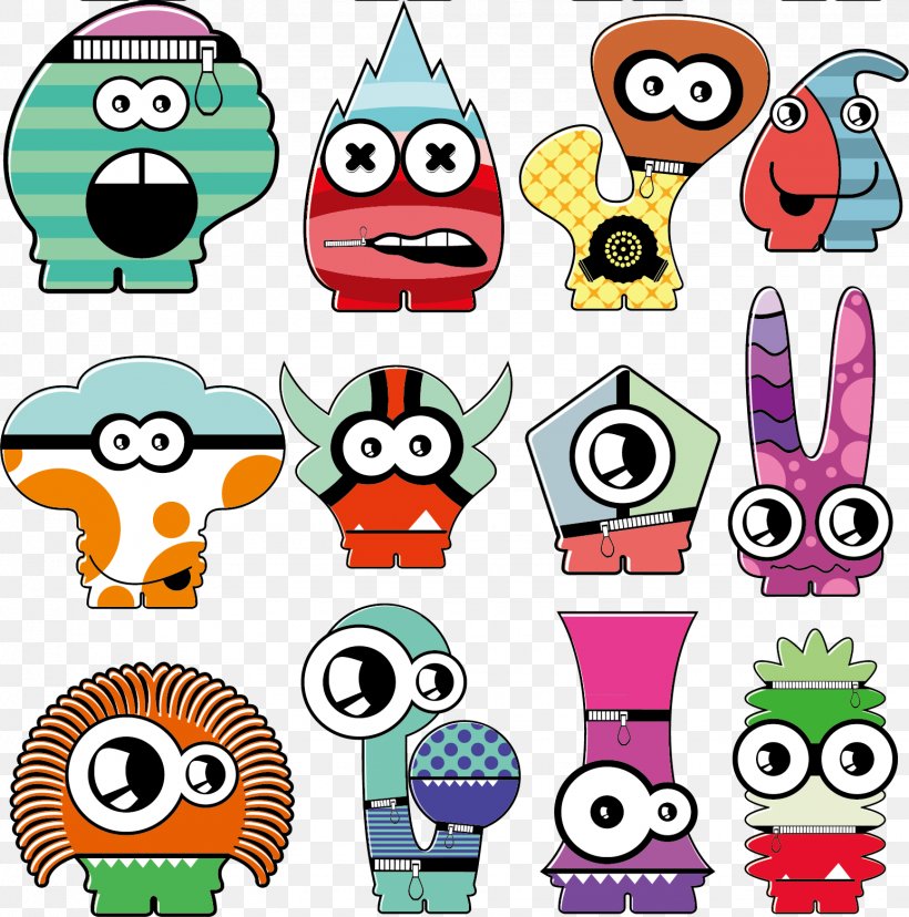 Monster Cartoon Illustration, PNG, 1545x1561px, Monster, Animation, Cartoon, Cdr, Ghost Download Free