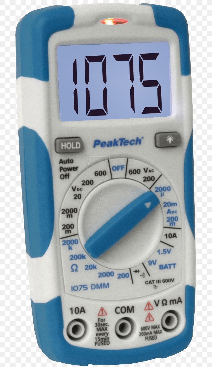 Multimeter Electric Potential Difference Continuity Tester Test Light Electric Battery, PNG, 728x1417px, Multimeter, Acdc Receiver Design, Alternating Current, Continuity Tester, Digital Data Download Free